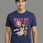 Camiseta Stray Kids Hyunjin azul