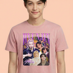 Camiseta Stray Kids Hyunjin rosa