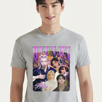 Camiseta Stray Kids Hyunjin cinza