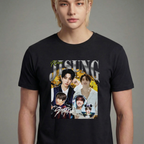 Camiseta Stray Kids Jisung Retro preta