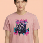 Camiseta Stray Kids Rockstar Album rosa