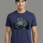 Camiseta Stray Kids What ? azul