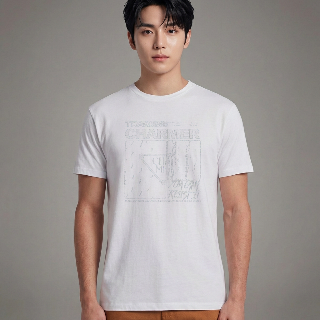 Camiseta Básica Stray Kids You Can't Resist It - Branca