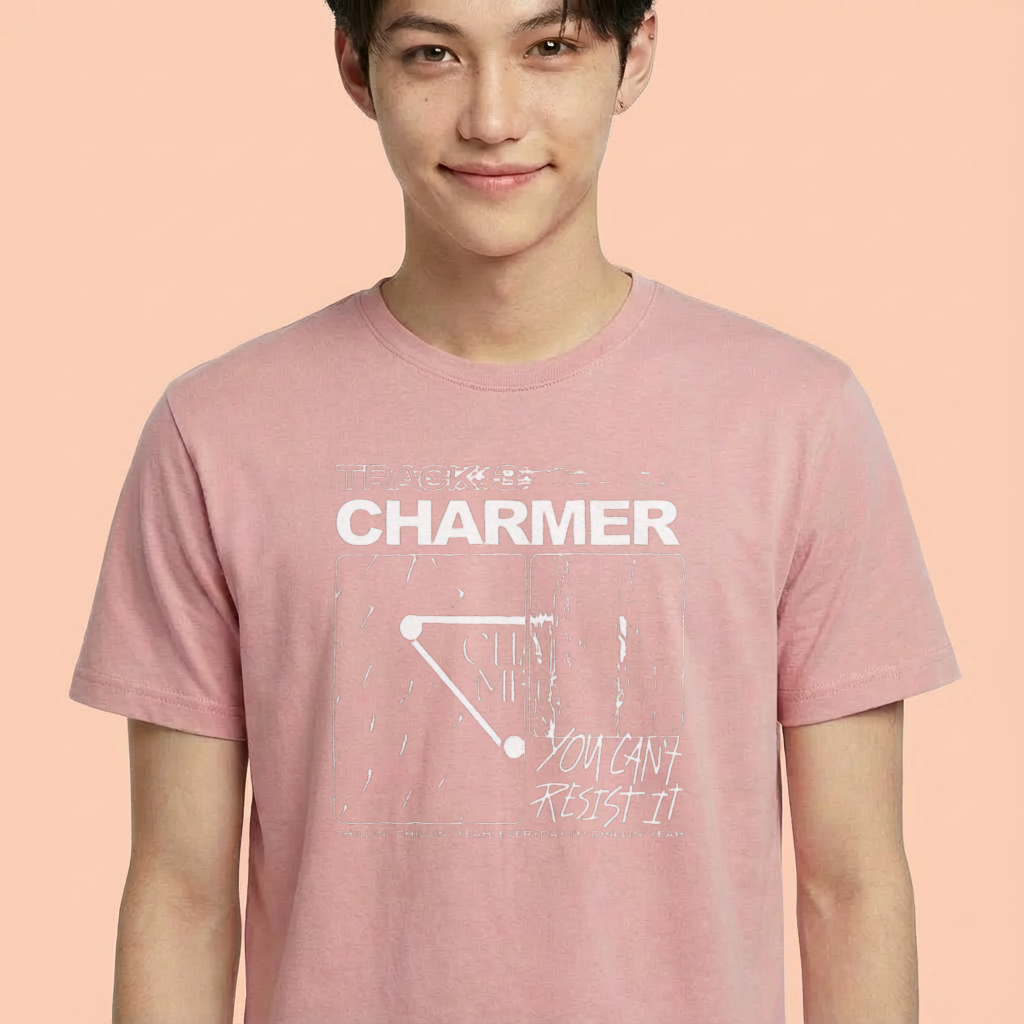 Camiseta camiseta-basica-stray-kids-you-cant-resist-it - Rosa