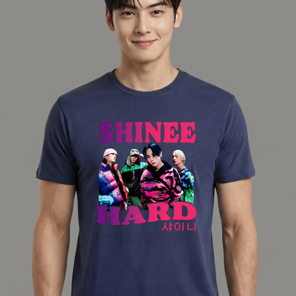 Camiseta Taemin Shinee Hard azul