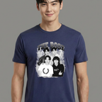 Camiseta The Rose B&W azul