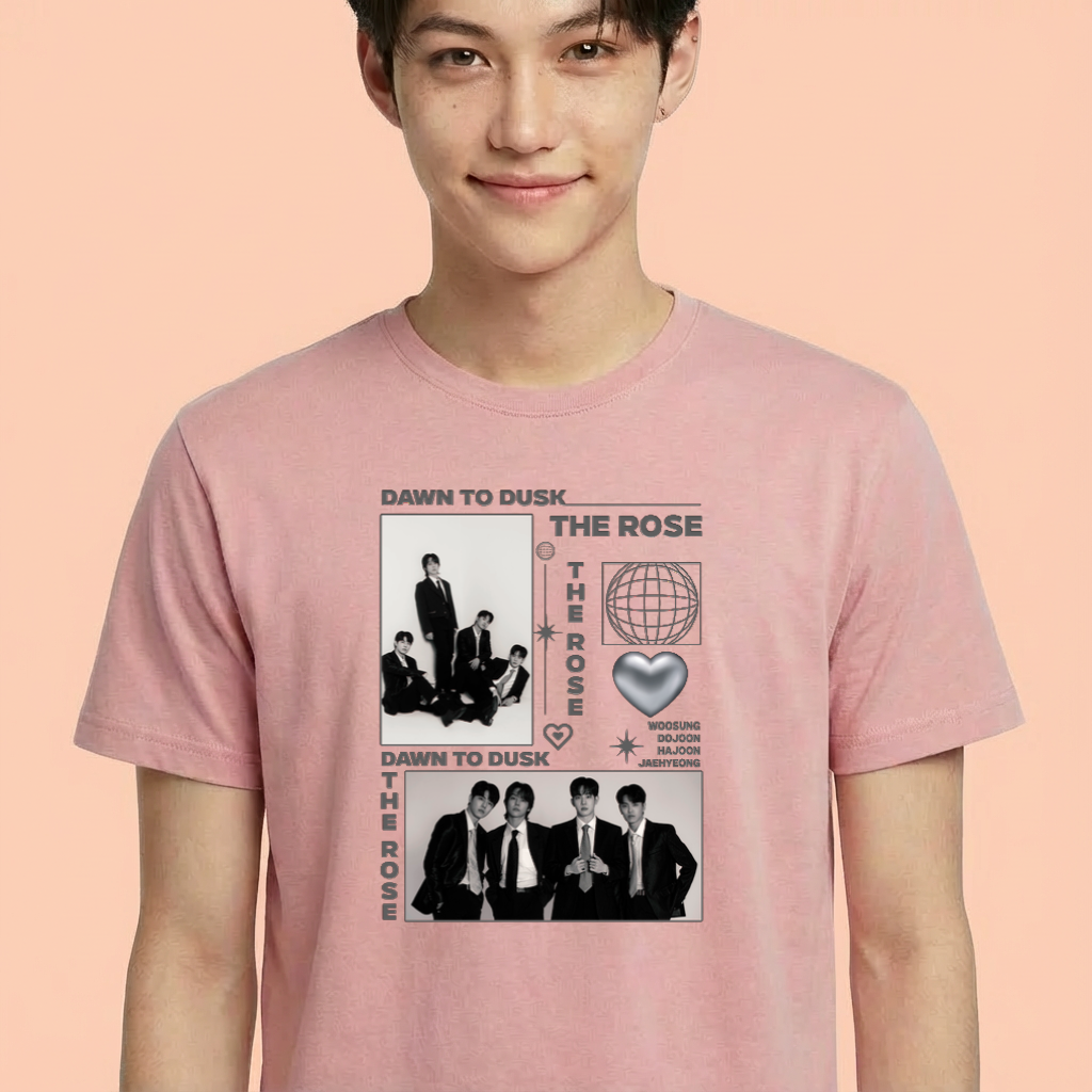 Camiseta camiseta-basica-the-rose-down-to-dusk - Rosa
