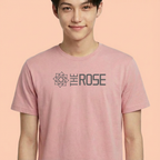 Camiseta The Rose Logo rosa