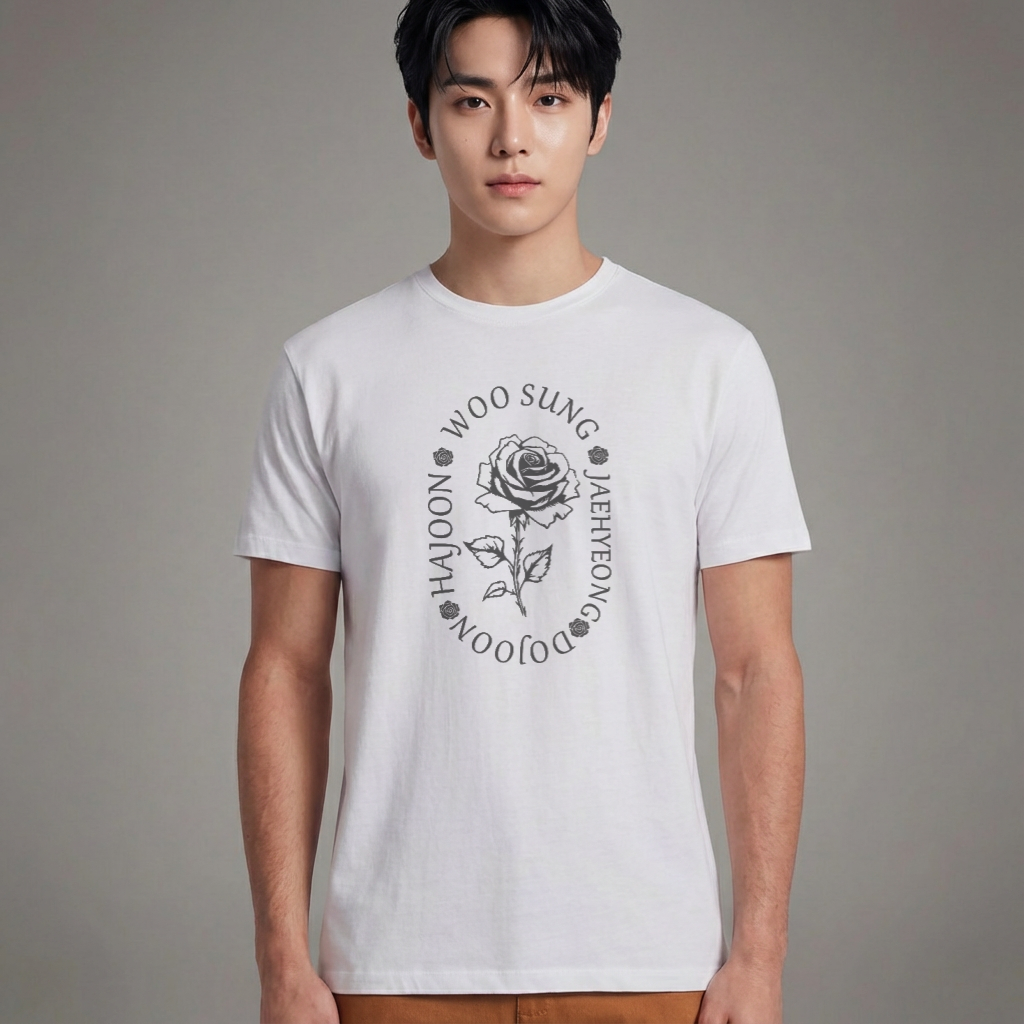Camiseta The Rose Names branca