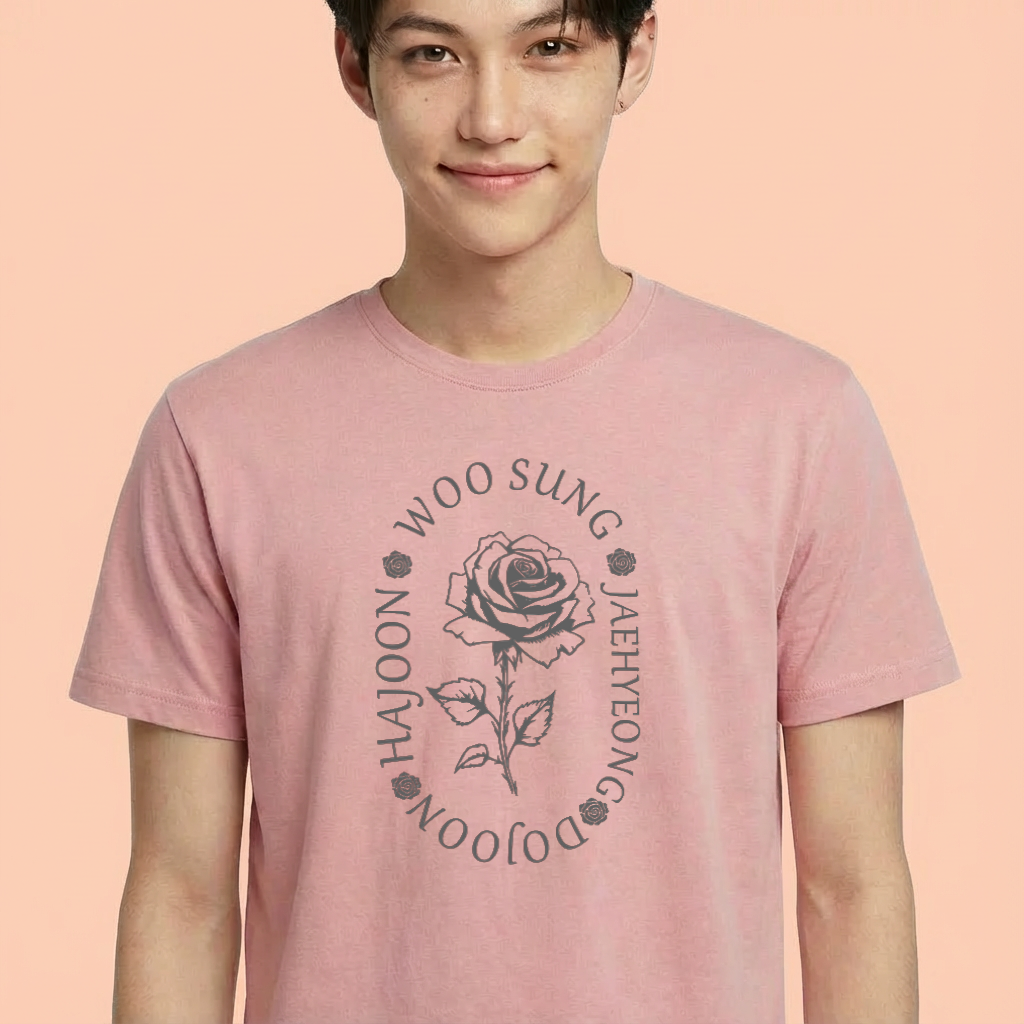 Camiseta camiseta-basica-the-rose-names - Rosa