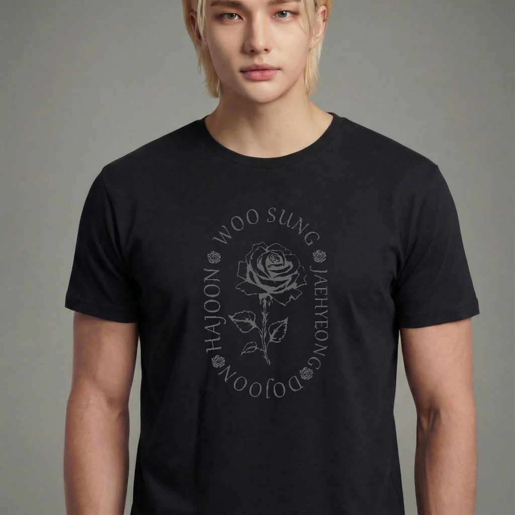 Camiseta camiseta-basica-the-rose-names - Preta
