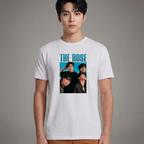 Camiseta The Rose Retro branca