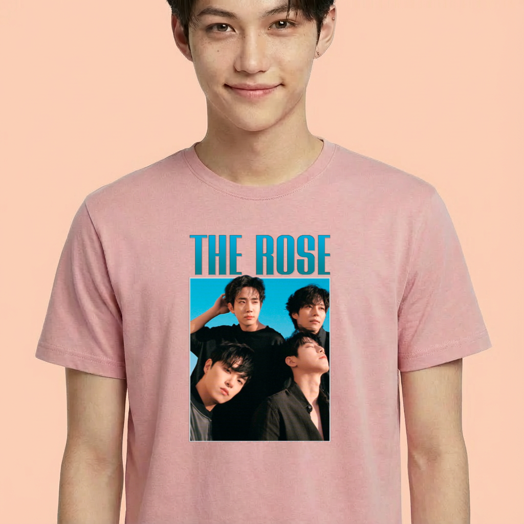 Camiseta The Rose Retro rosa