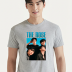 Camiseta The Rose Retro cinza