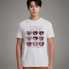 Camiseta Twice Collab Graphic branca