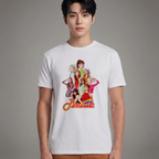Camiseta Twice Collours branca