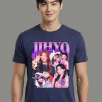 Camiseta Twice Jihyo azul