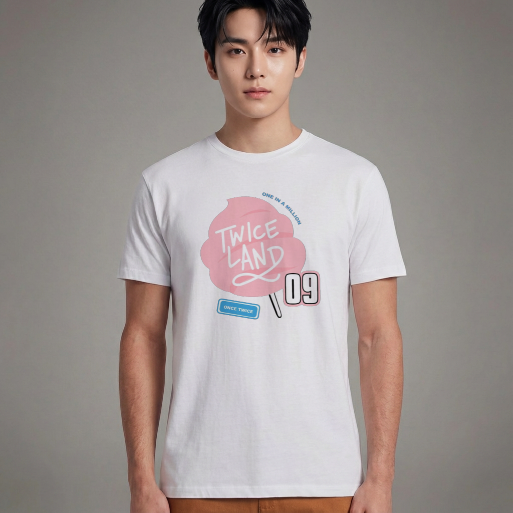 Camiseta Twice Land branca