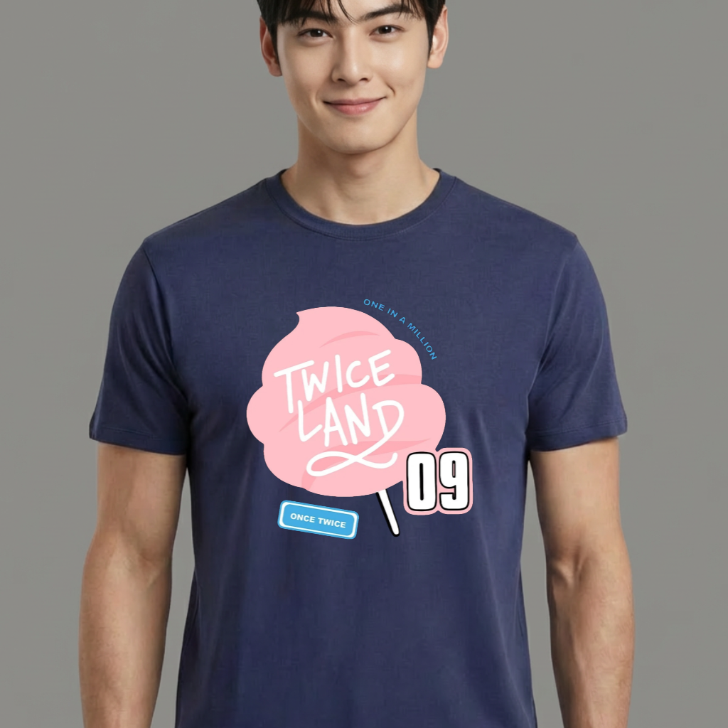 Camiseta camiseta-basica-twice-land - Azul