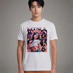 Camiseta Twice Mina K-pop branca