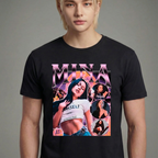 Camiseta Twice Mina K-pop preta