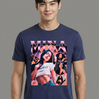Camiseta Twice Mina K-pop azul