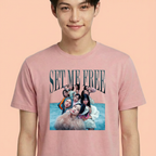 Camiseta Twice Set Me Free rosa