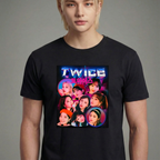Camiseta Twice Vintage preta