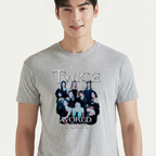 Camiseta Twice World Tour cinza