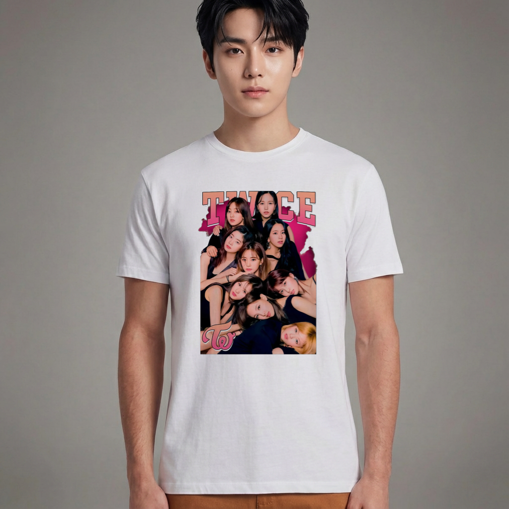 Camiseta Básica Twice - Branca