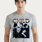 Camiseta TXT Aesthetic cinza