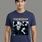 Camiseta TXT Aesthetic azul