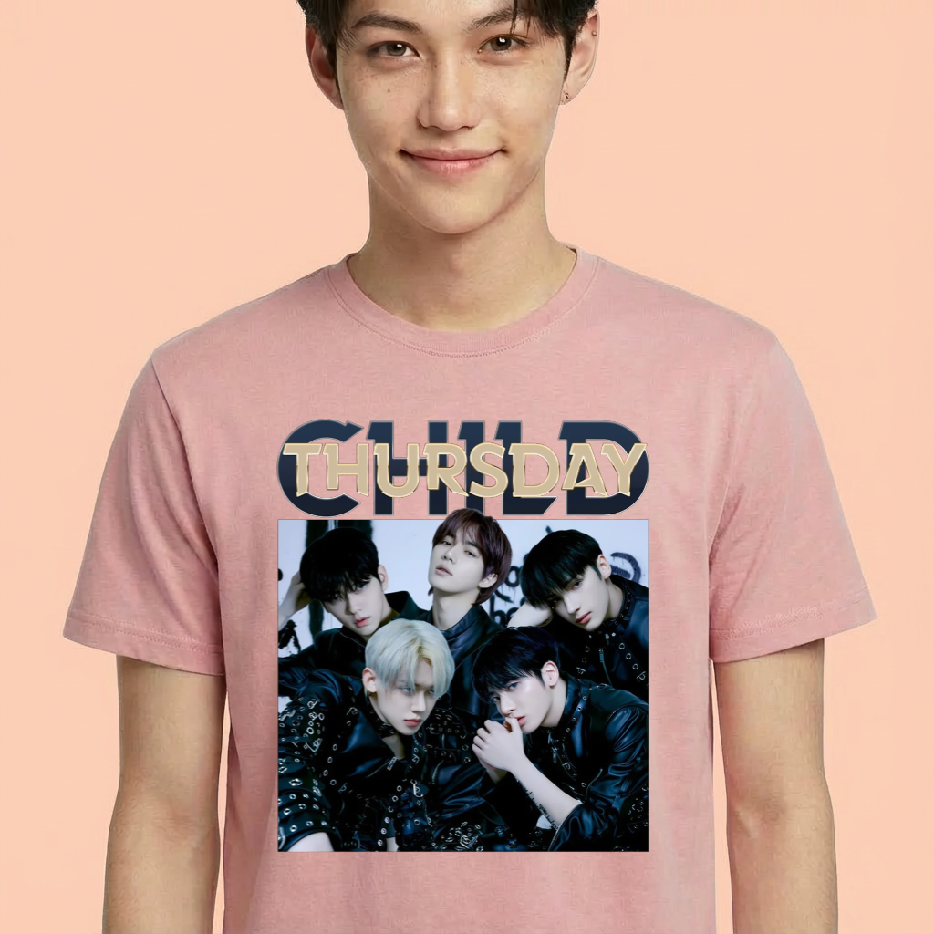 Camiseta TXT Aesthetic rosa