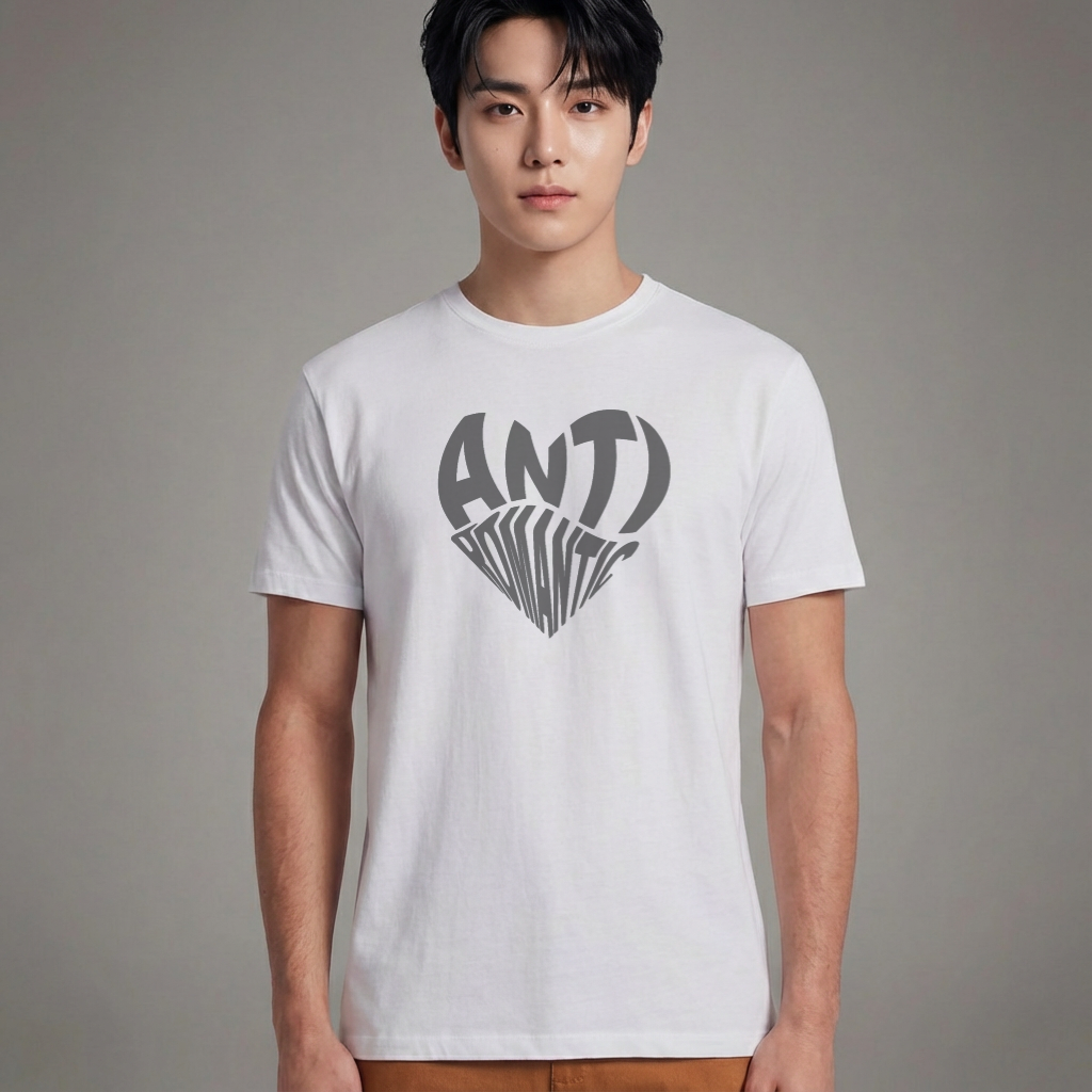 Camiseta Básica Txt Anti - Branca