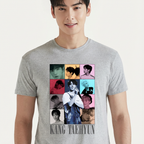 Camiseta TXT Kang Taehyun cinza