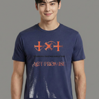 Camiseta TXT Logo Act Promise World Tour azul