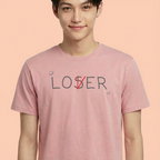 Camiseta TXT Loser X Lover rosa