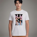 Camiseta TXT Members branca