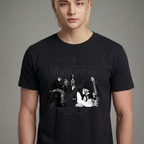 Camiseta TXT P&B Retro preta