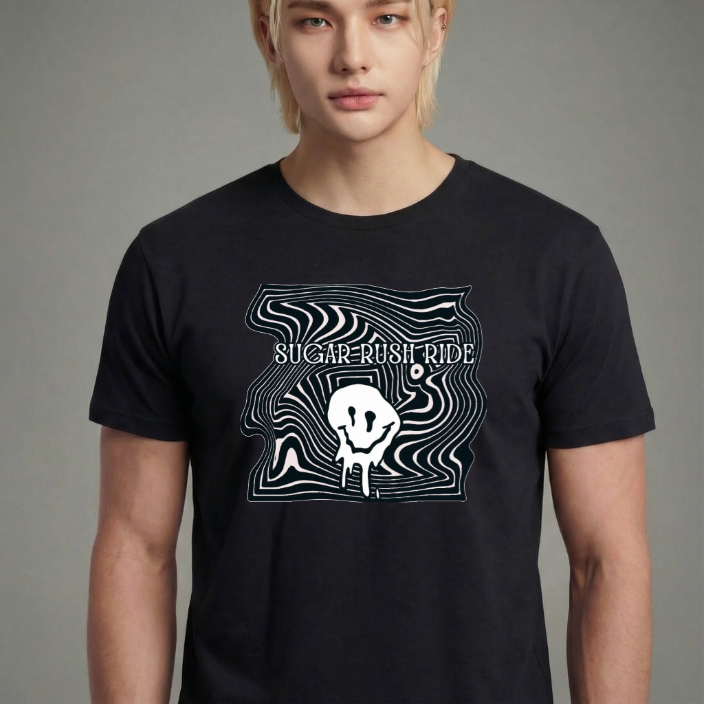 Camiseta camiseta-basica-txt-sugar-rush-ride - Preta