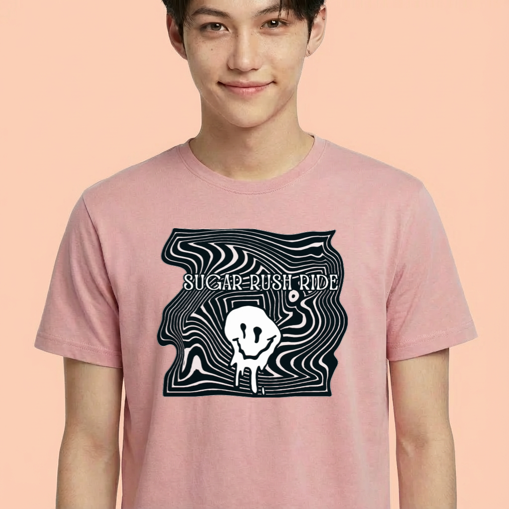 Camiseta camiseta-basica-txt-sugar-rush-ride - Rosa