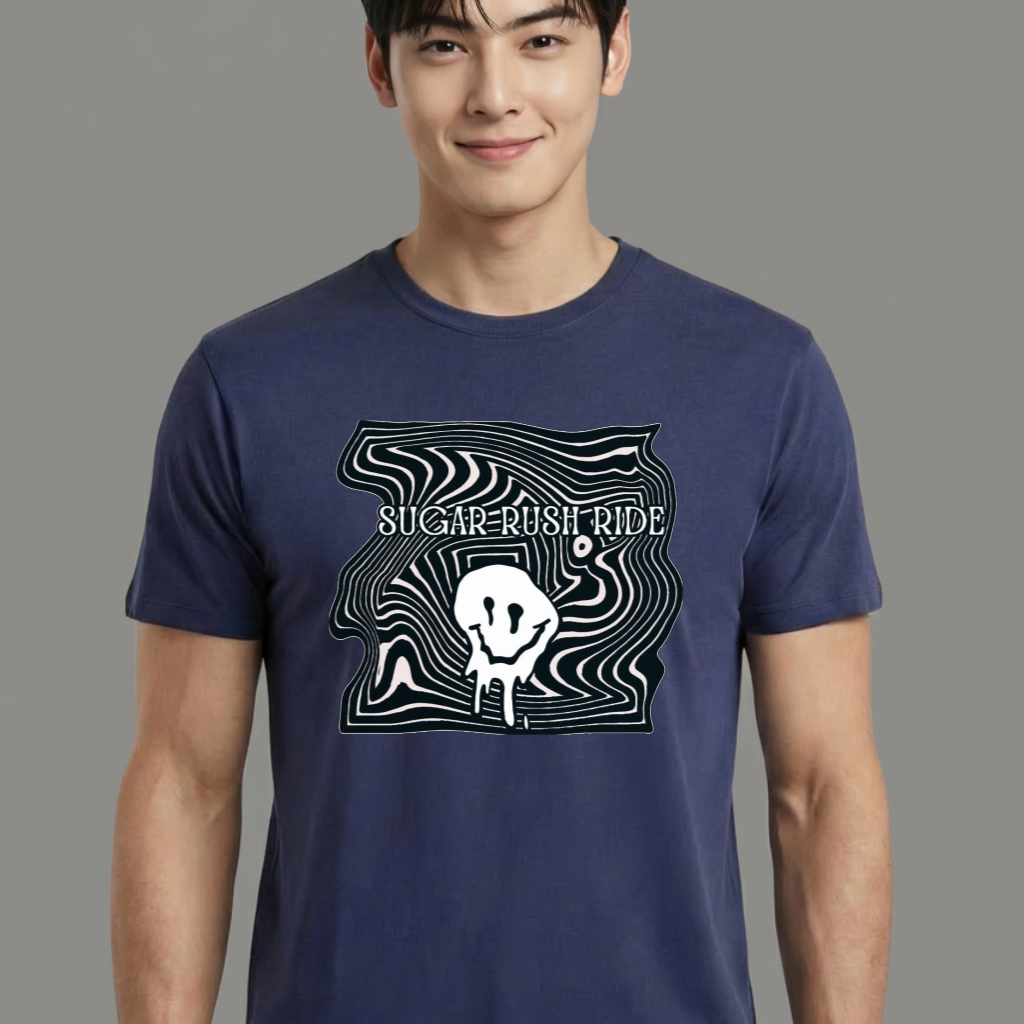 Camiseta TXT Sugar Rush Ride azul