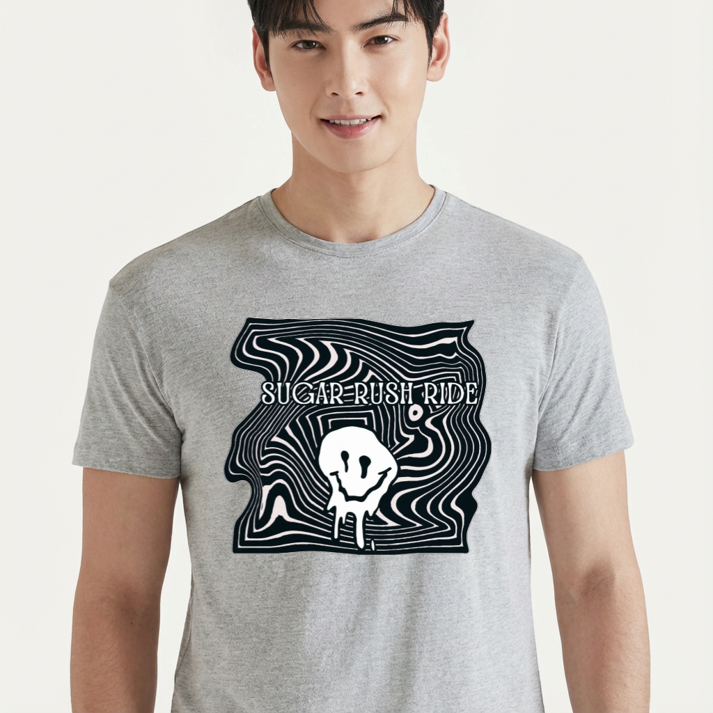 Camiseta TXT Sugar Rush Ride cinza