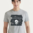 Camiseta TXT Sugar Rush Ride cinza