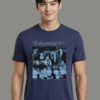Camiseta TXT Tour Musics azul