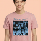 Camiseta TXT Tour Musics rosa