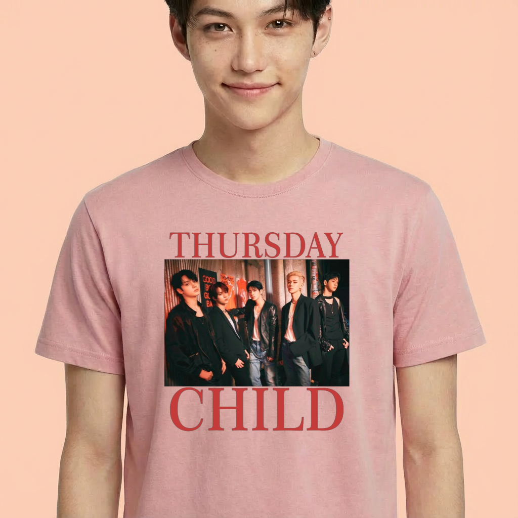 Camiseta camiseta-basica-txt-vintage - Rosa