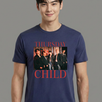 Camiseta TXT Vintage azul