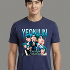 Camiseta TXT Yeonjun Graphic azul