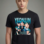 Camiseta TXT Yeonjun Graphic preta